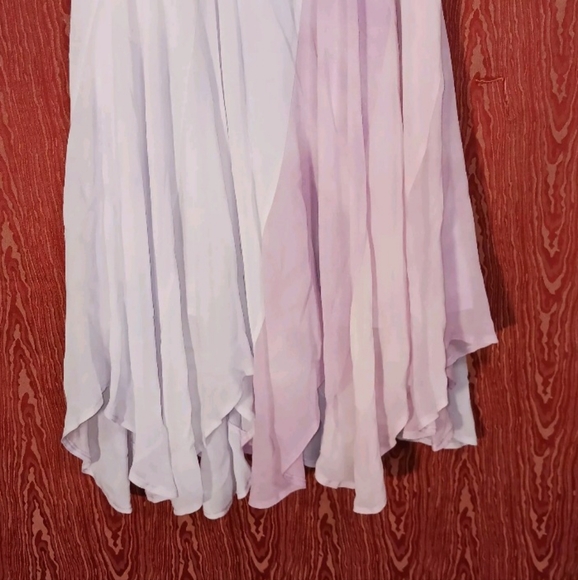 SOLD! POLO RALPH LAUREN Pink Soft Pastel Silk Tie-Dye Zip Skirt Women's 6 - Picture 7 of 16